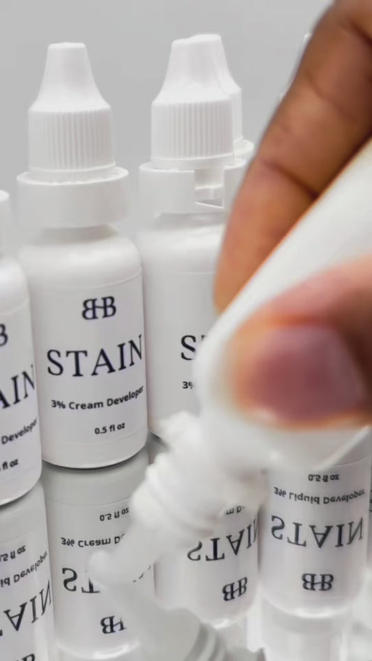 Cream 3%stain developer consistency