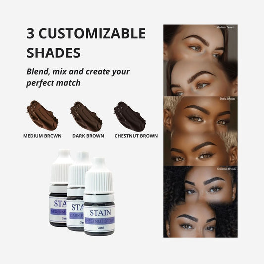 Hybrid Brow Stain Mini Trio Kit - Brow Haus Beaute