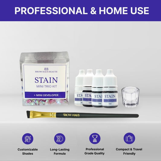 Hybrid Brow Stain Mini Trio Kit - Brow Haus Beaute