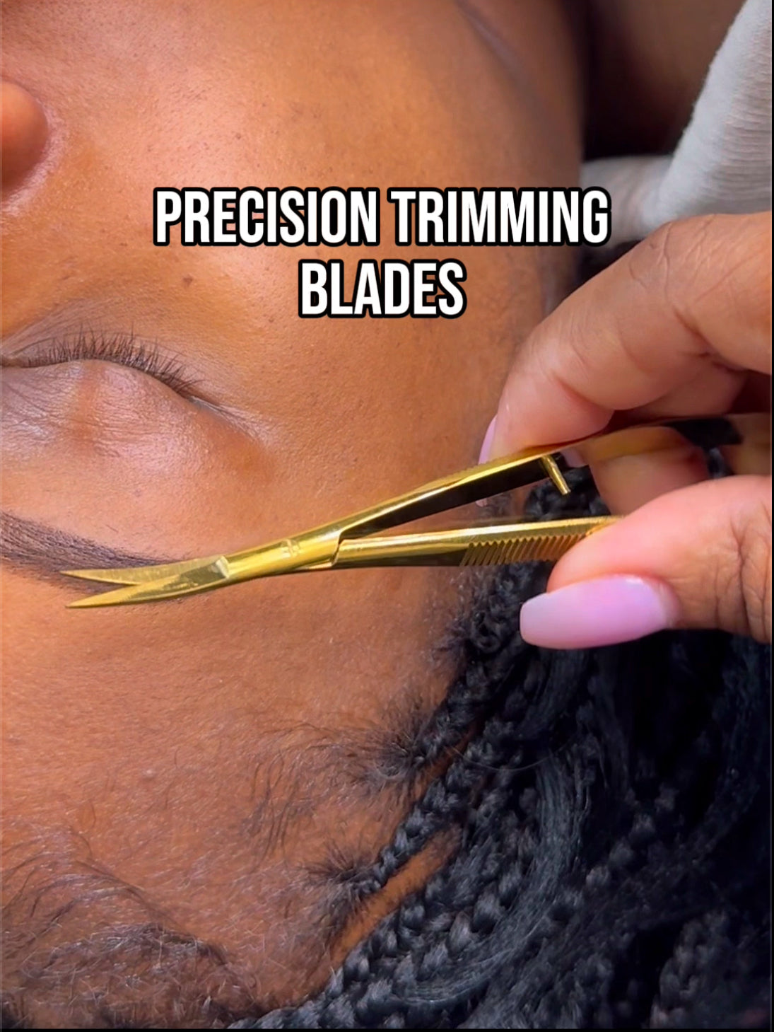 Curved Brow Trimming Scissors